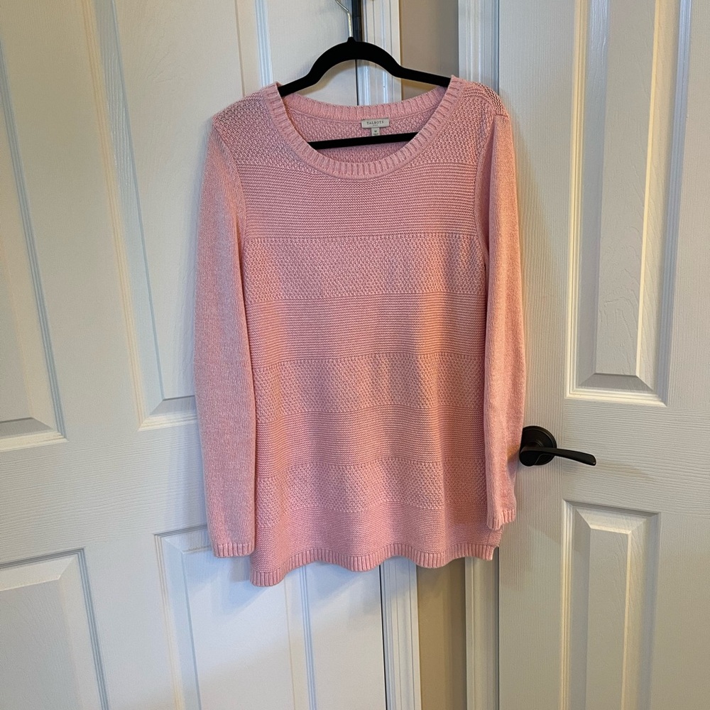 Talbots Pink Knit Sweater